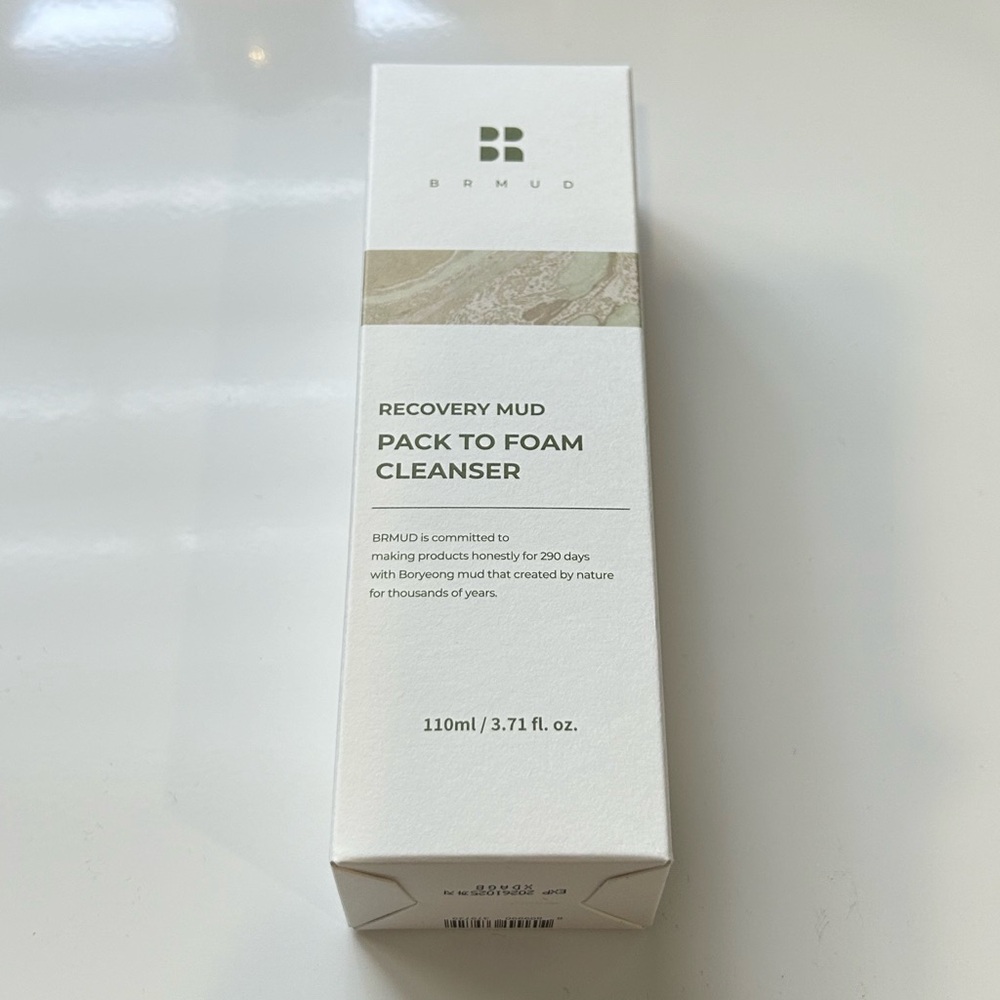 NWT BRMUD Recovery Mud Pack to Foam Cleanser 110mL